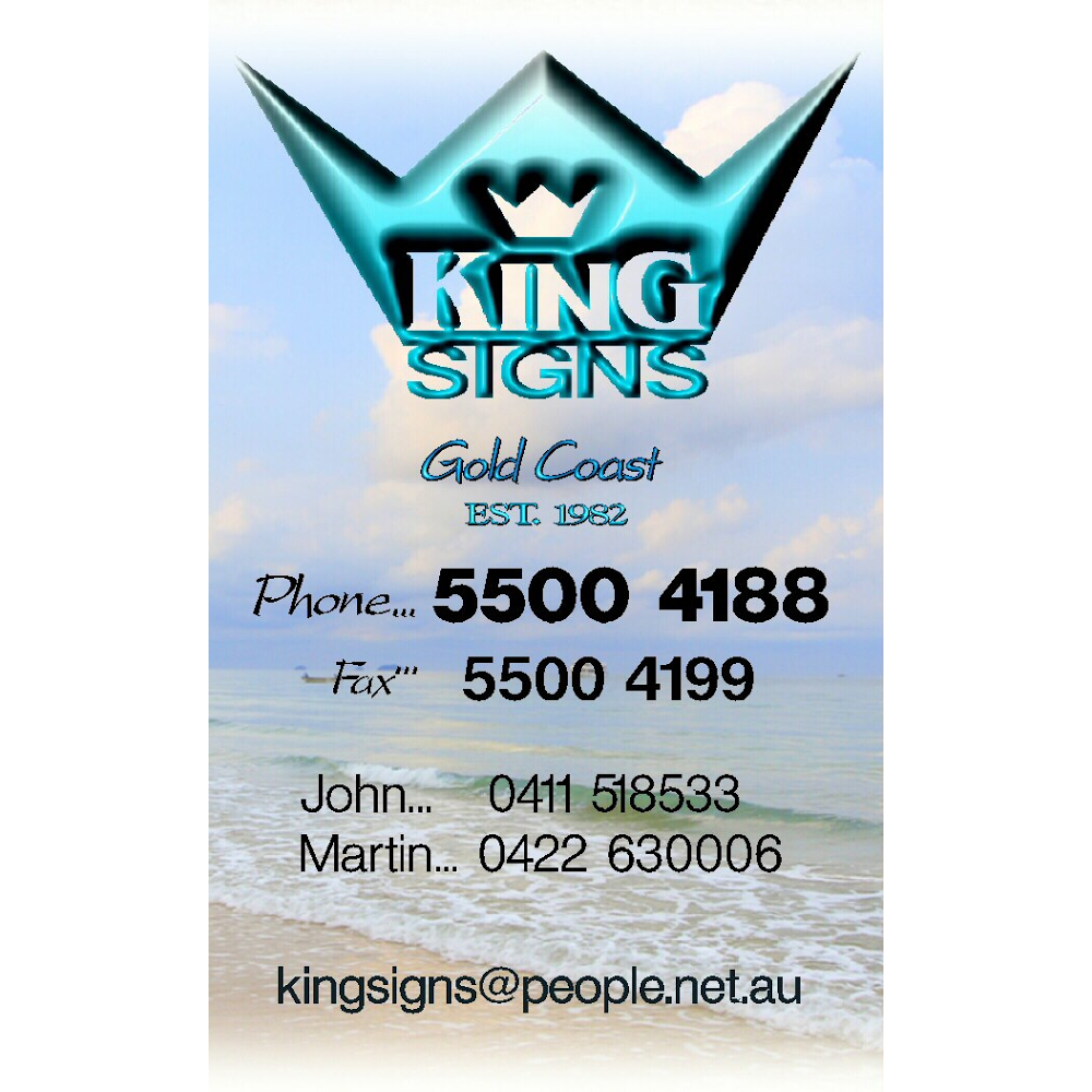 King Signs | 4 Sugargum Ct, Molendinar QLD 4214, Australia | Phone: (07) 5500 4188