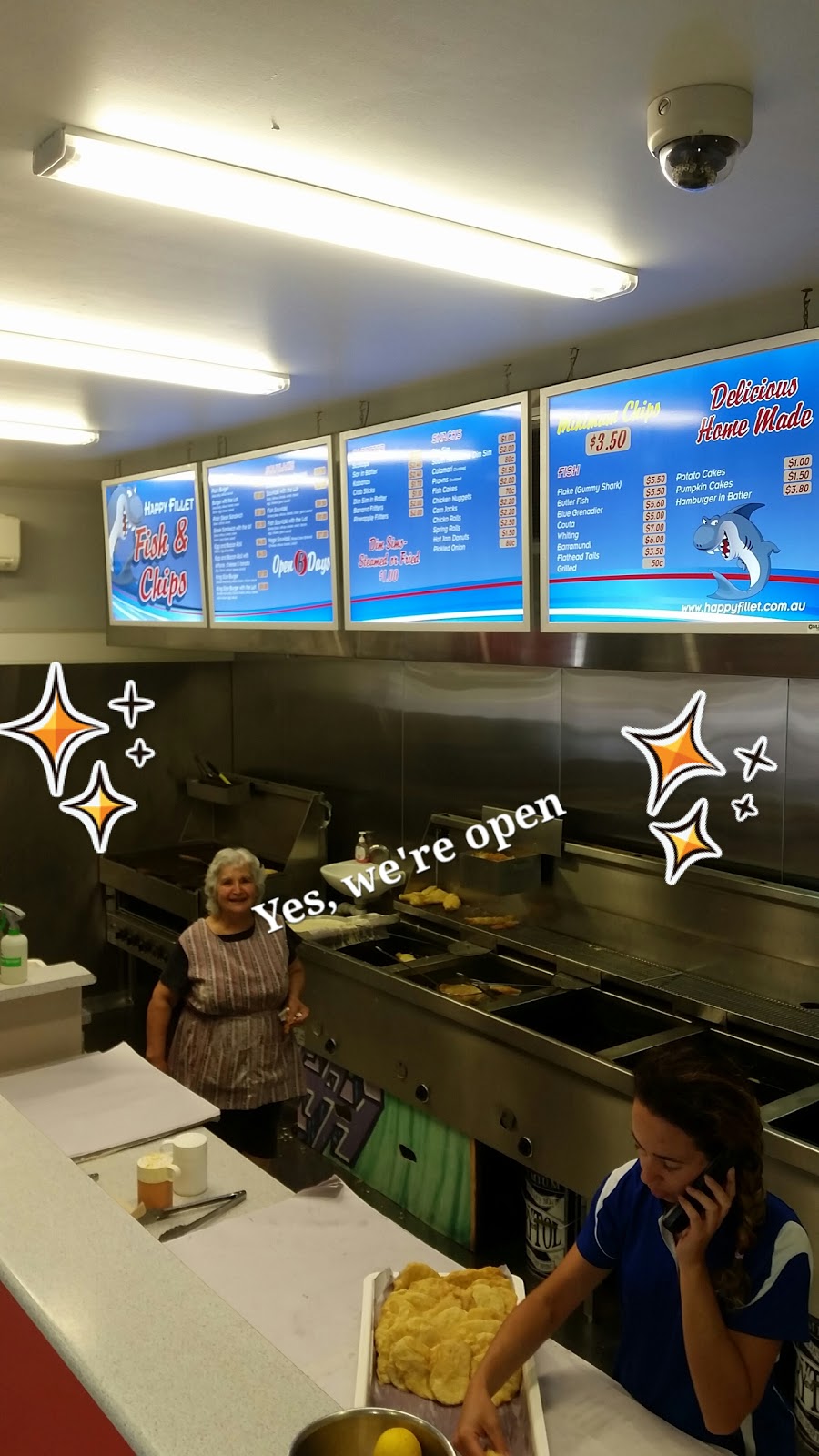 Happy Fillet Fish and Chips | meal takeaway | 79 Heyers Rd, Geelong VIC 3216, Australia | 0352414184 OR +61 3 5241 4184