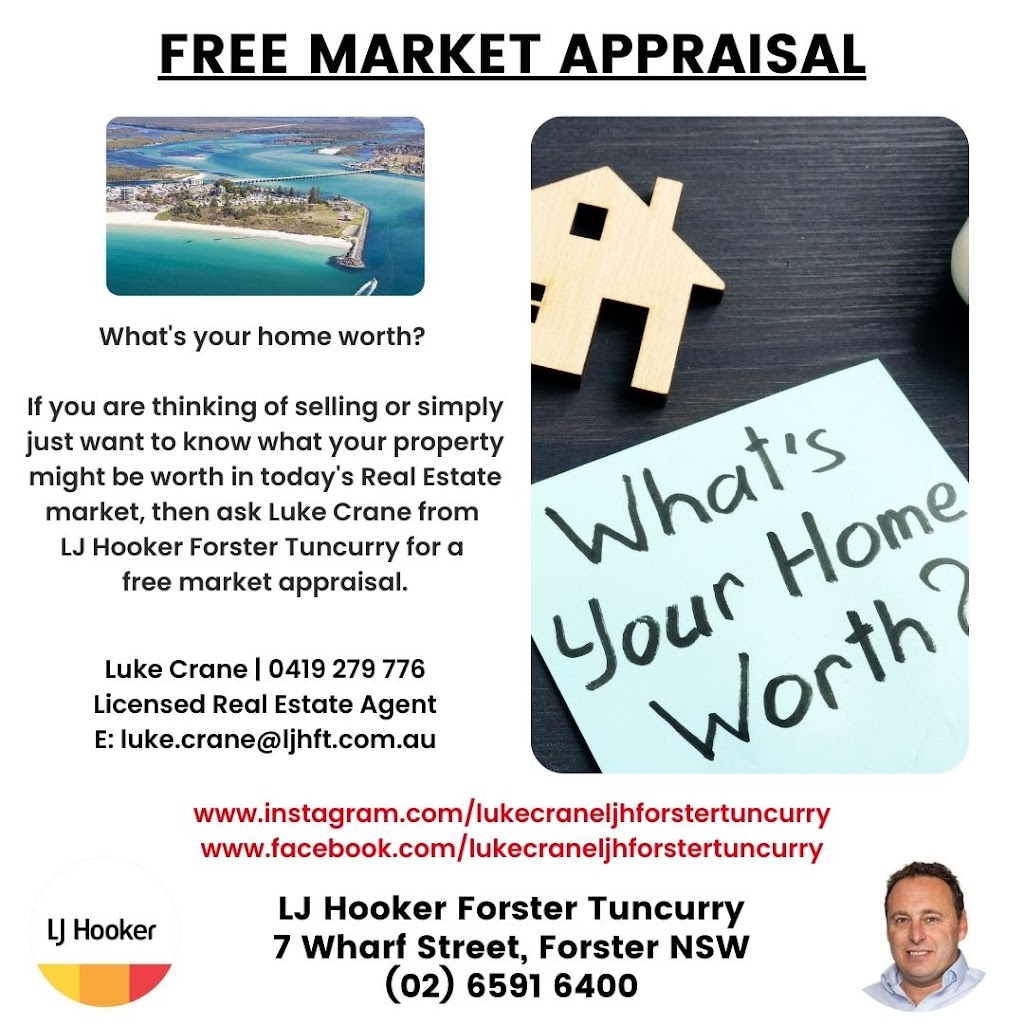 Luke Crane LJ Hooker Forster Tuncury | real estate agency | 10 Waitpinga Ct, Red Head NSW 2430, Australia | 0419279776 OR +61 419 279 776
