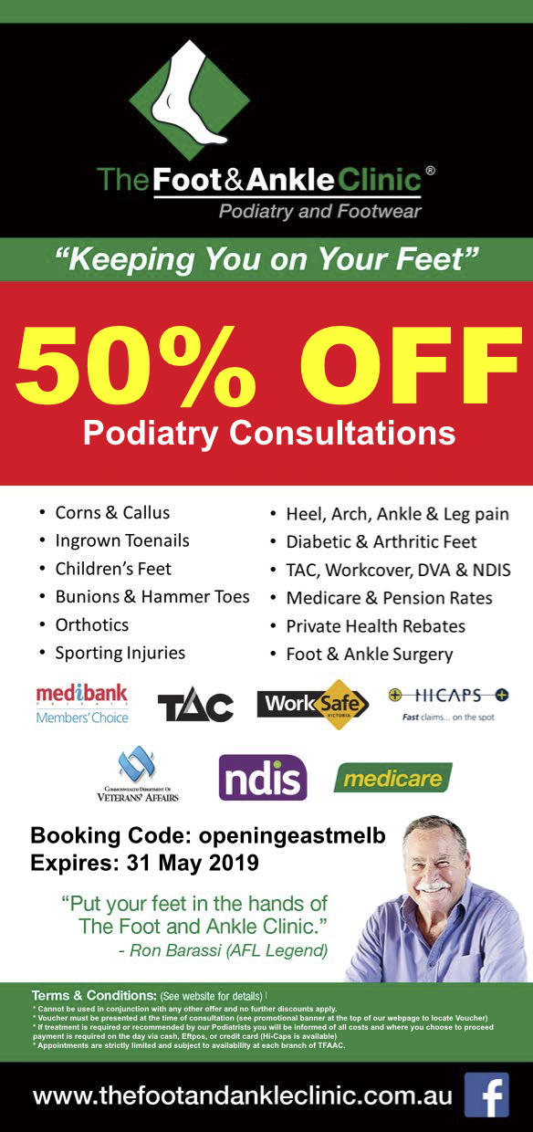 The Foot & Ankle Clinic | doctor | 11 Haigh St, Moe VIC 3825, Australia | 0351278555 OR +61 3 5127 8555
