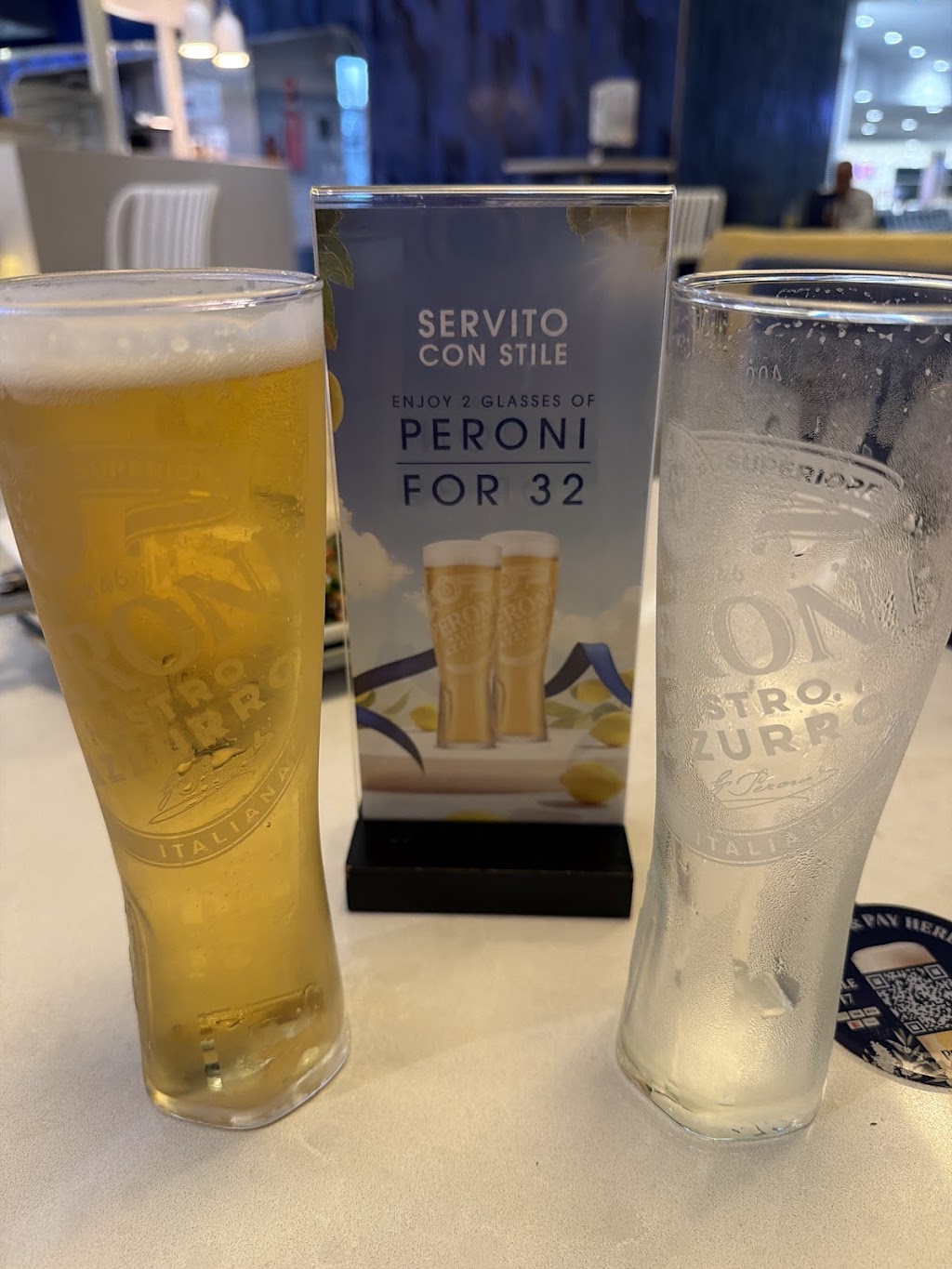 Peroni Bar | Departure Plaza, Sydney NSW 2020, Australia | Phone: (02) 9114 6558