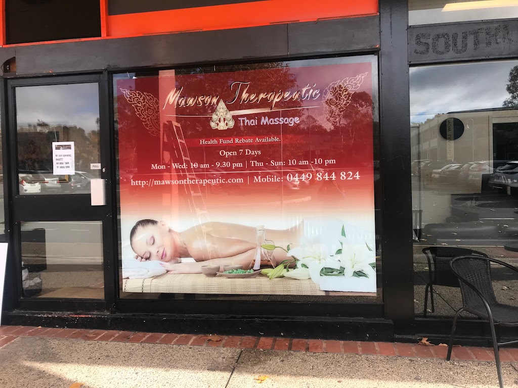 Mawson Therapeutic Thai Massage |  | Mawson Southlands Shopping Centre, unit 2A/1 Heard St, Mawson ACT 2607, Australia | 0262906921 OR +61 2 6290 6921