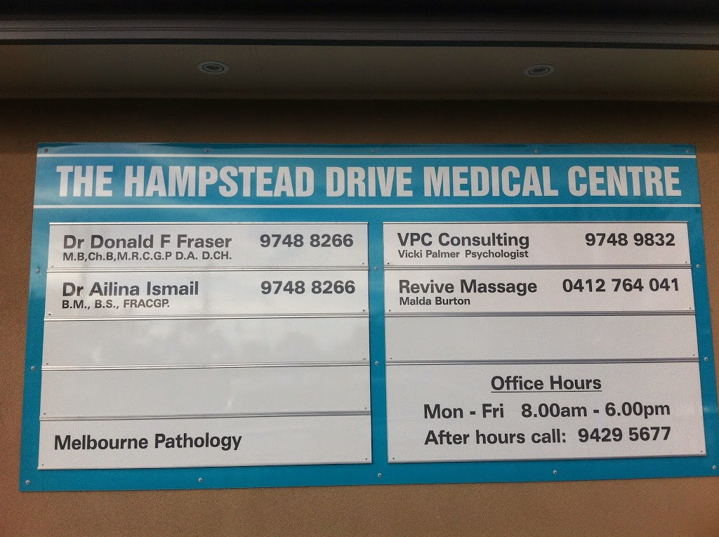 The Hampstead Drive Medical Centre | health | 2 Hampstead Dr, Hoppers Crossing VIC 3029, Australia | 0397488266 OR +61 3 9748 8266