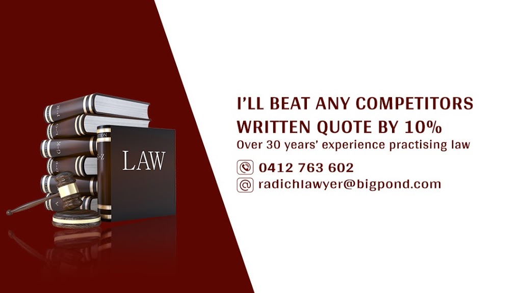 Radich Lawyer | lawyer | 4 Wagin Ct, Mermaid Waters QLD 4218, Australia | 0412763602 OR +61 412 763 602