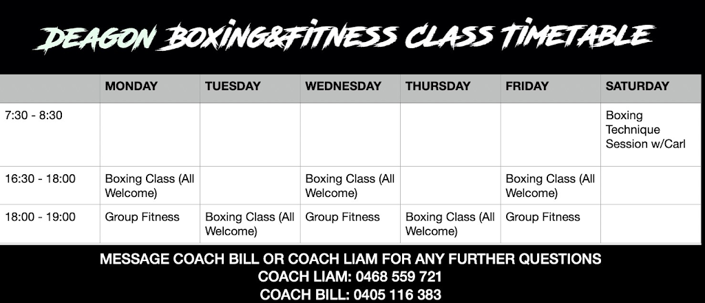Deagon Boxing & Fitness | 45 Adams St, Deagon QLD 4017, Australia | Phone: 0405 116 383