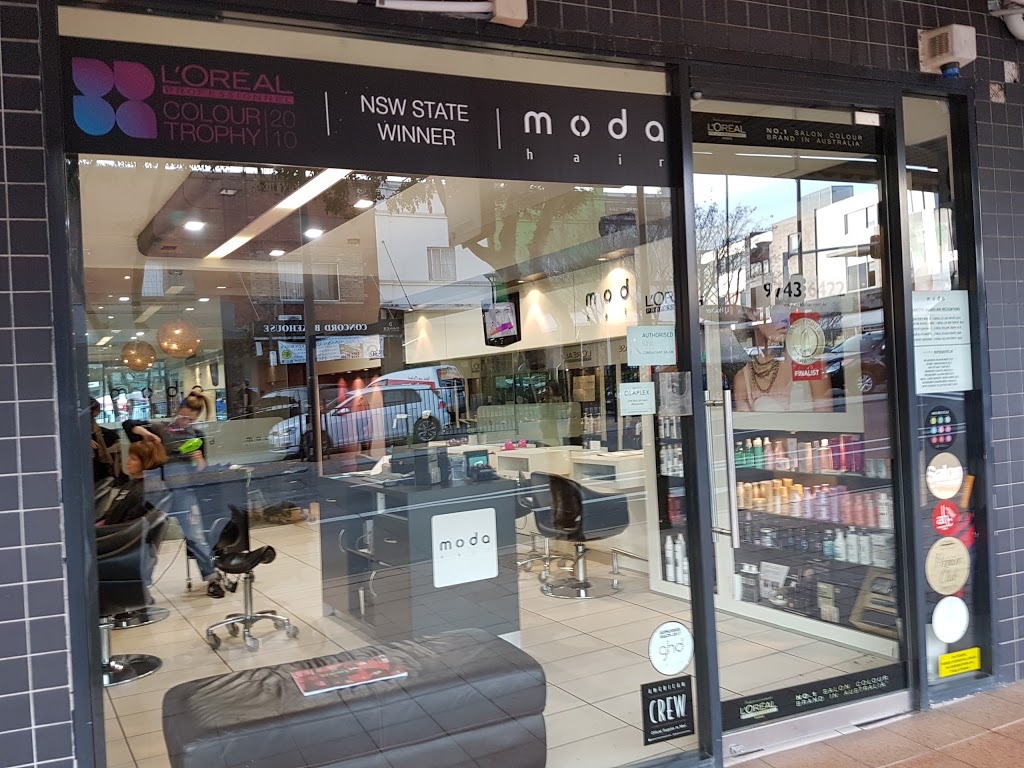 Moda Hair | hair care | 71 Majors Bay Rd, Concord NSW 2137, Australia | 0297436422 OR +61 2 9743 6422