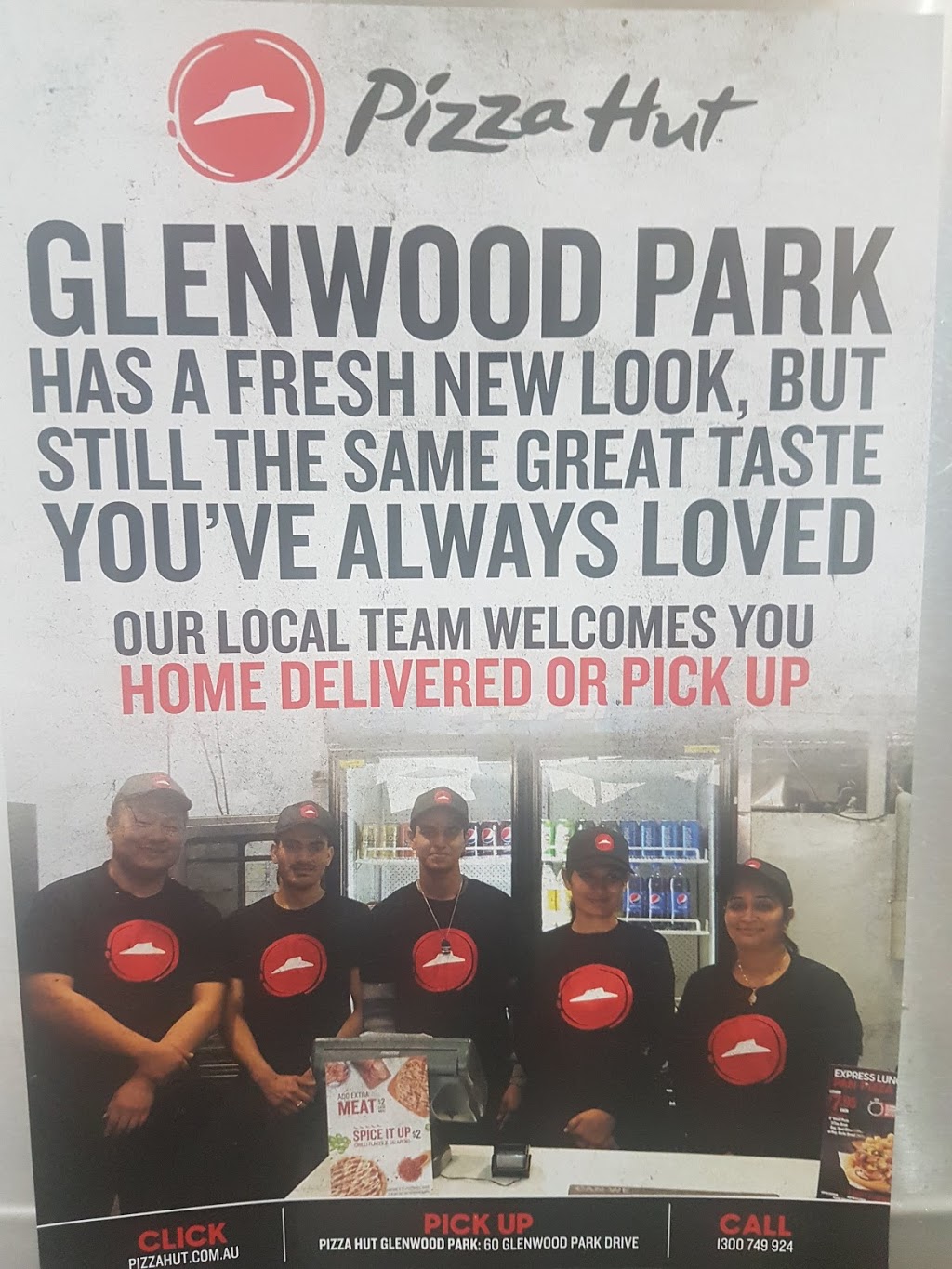 Pizza Hut Glenwood Park | meal delivery | Shop 6/60 Glenwood Park Dr, Sydney NSW 2768, Australia | 131166 OR +61 131166