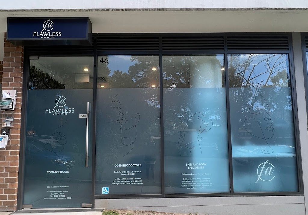 Flawless Aesthetics Clinics | 46 Hercules St, Chatswood NSW 2067, Australia | Phone: 0452 459 161