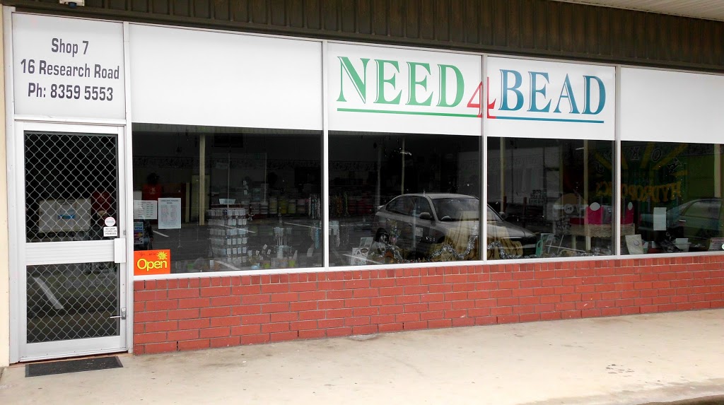 Need4Bead | jewelry store | 16-26 Research Rd, Pooraka SA 5095, Australia | 0883595553 OR +61 8 8359 5553
