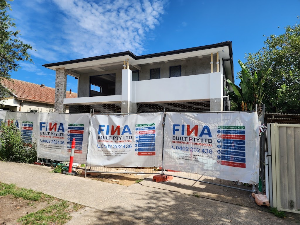 FINA BUILT PTY LTD | 19A Horsley Rd, Revesby NSW 2212, Australia | Phone: 1300 309 189