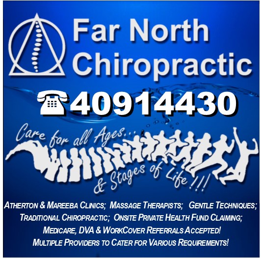 Far North Chiropractic | Hilltop Shops, Shop 4/19 Maunds Rd, Atherton QLD 4883, Australia | Phone: (07) 4091 4430