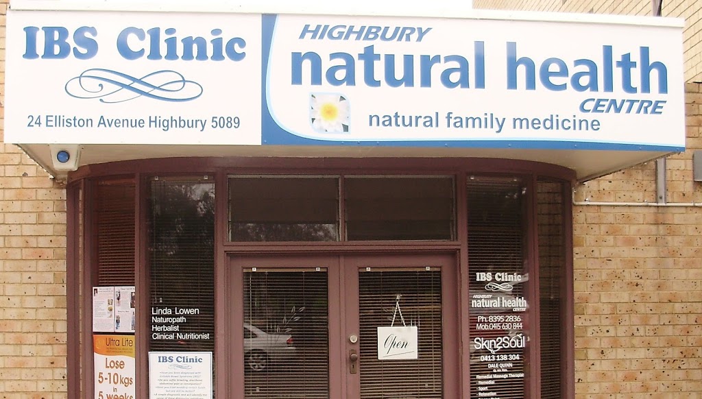 Highbury Natural Health Centre & IBS Clinic | 24 Elliston Ave, Highbury SA 5089, Australia | Phone: (08) 8395 2836