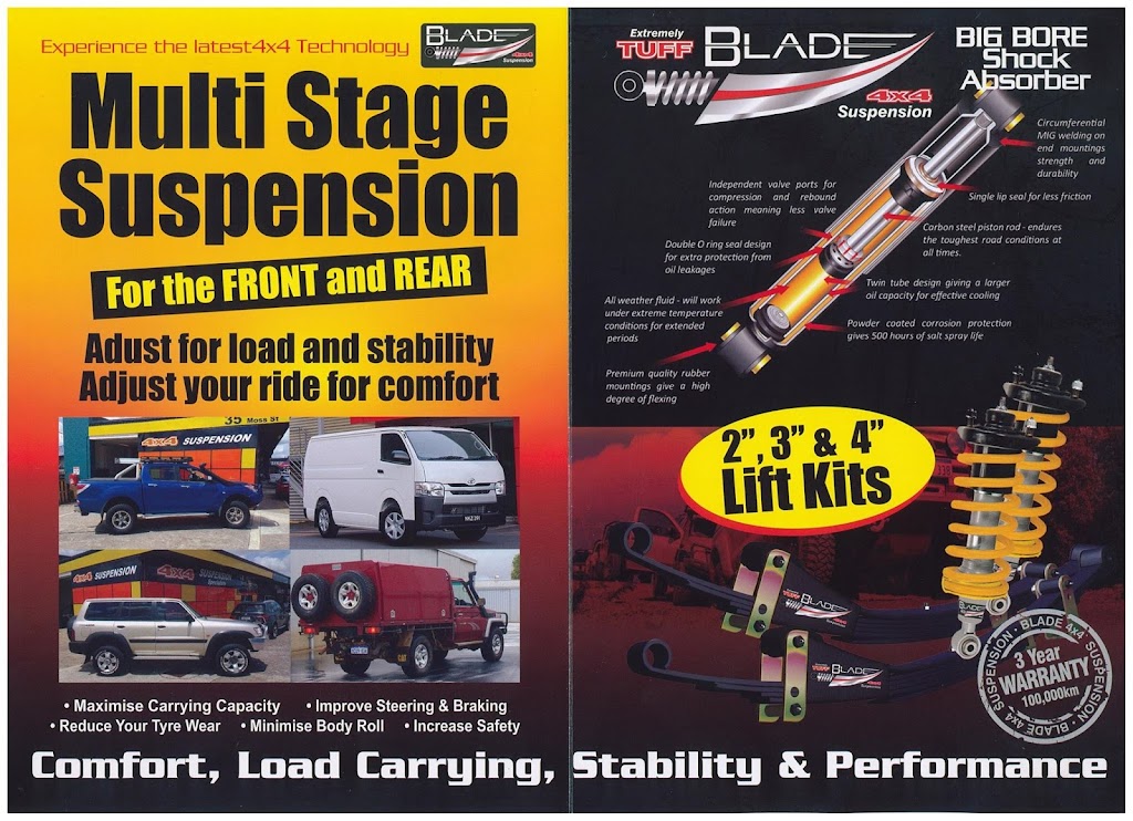 Blade Suspension Technology | 35 Moss St, Slacks Creek QLD 4217, Australia | Phone: 0422 729 921