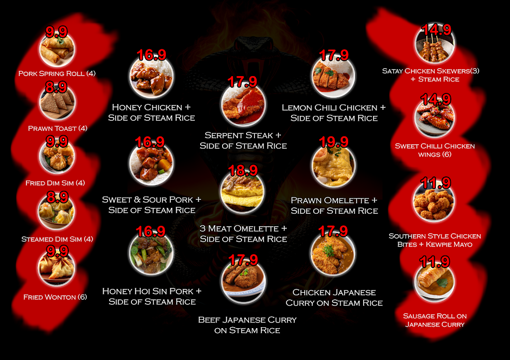 Cobra Bite Asian + Noodle | Unit 4-6/1 Regina Ave, Ningi QLD 4511, Australia | Phone: 0485 556 189