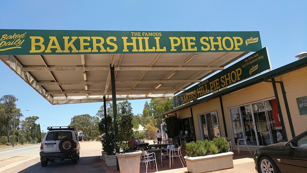 The Bakers Hill Pie Shop | bakery | 4617 Great Eastern Hwy, Bakers Hill WA 6562, Australia | 0895741408 OR +61 8 9574 1408