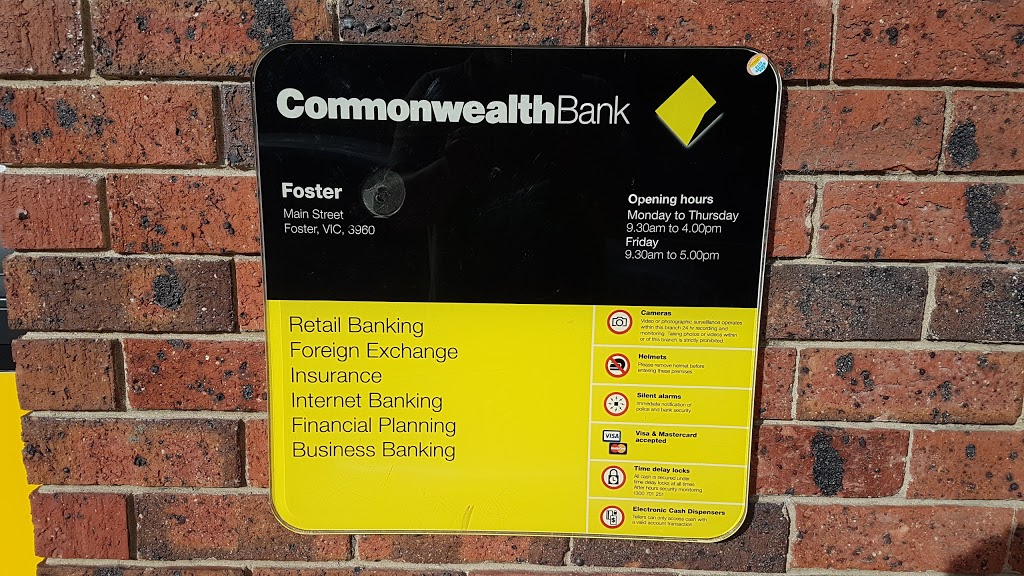 Commonwealth Bank | Main St, Foster VIC 3960, Australia | Phone: 13 22 21