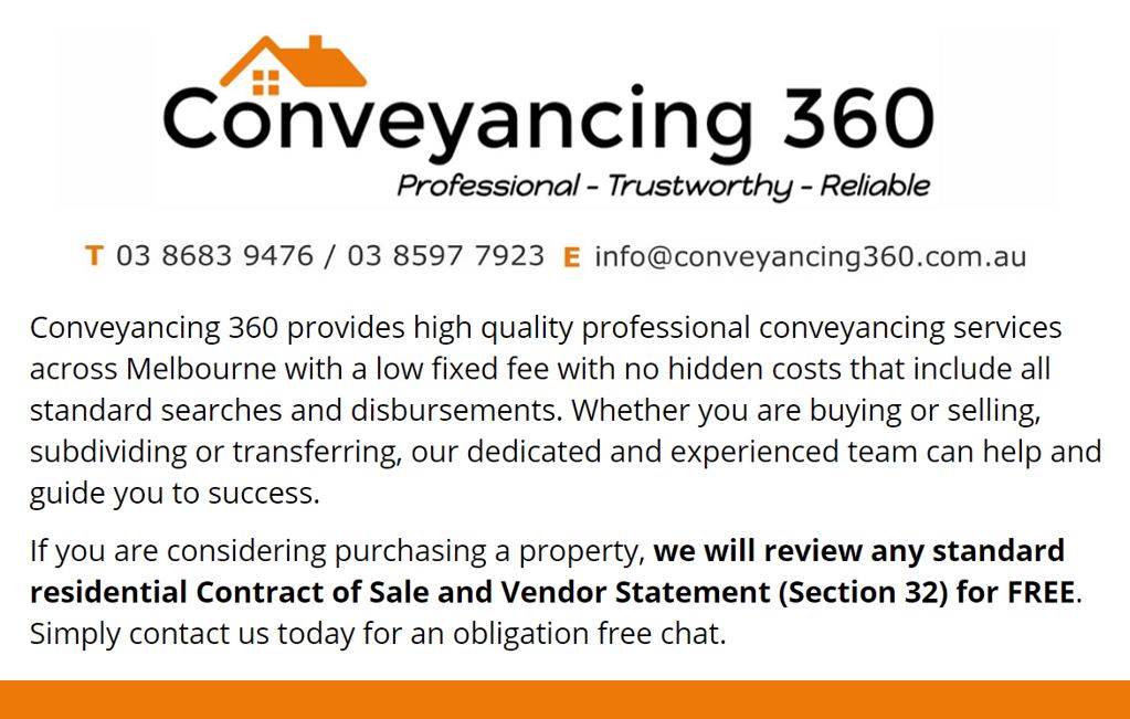 Conveyancing 360 | Suite 7/6-8 Hamilton Pl, Mount Waverley VIC 3149, Australia | Phone: (03) 8597 7923