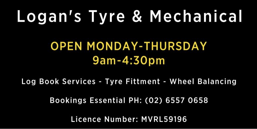 Logans Tyre And Mechanical | car repair | 308 Youngs Rd, Wingham NSW 2429, Australia | 0265570658 OR +61 2 6557 0658