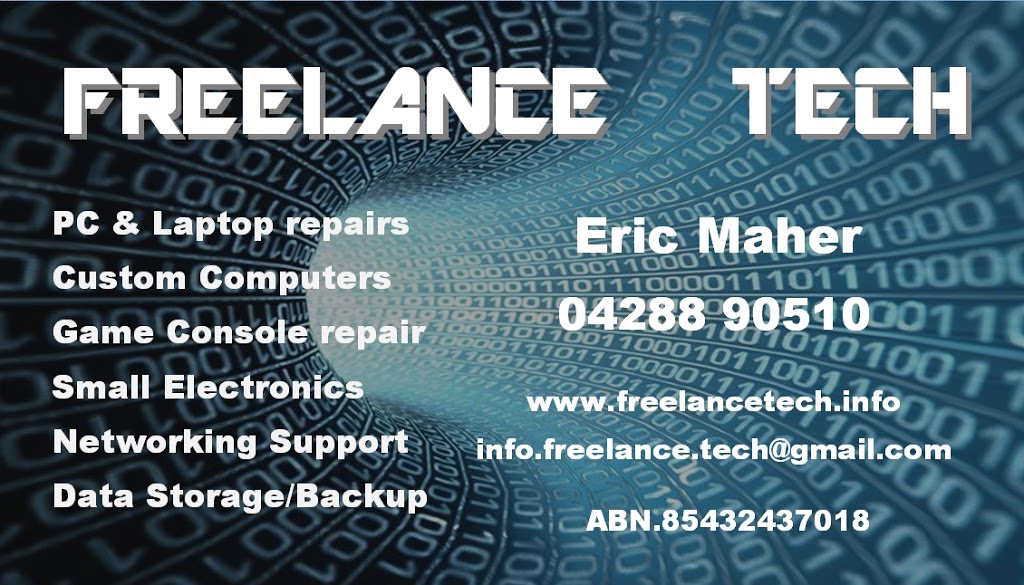 Freelance Tech | 87 Big John Rd, Emerald QLD 4720, Australia | Phone: 0428 890 510