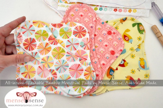 Mense Sense Cloth Pads | 17 Newstead Rd, Maldon VIC 3463, Australia | Phone: 0438 350 203