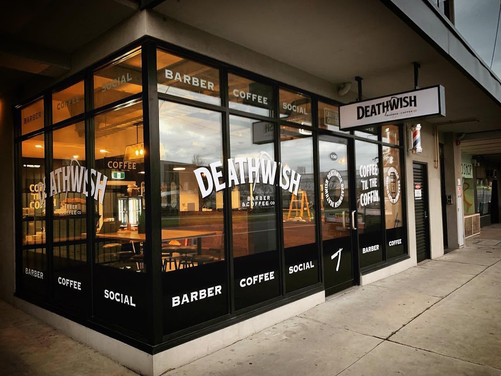 Deathwish Barber & Coffee Co. | hair care | 1/30 Ashley St, West Footscray VIC 3012, Australia | 0390419380 OR +61 3 9041 9380