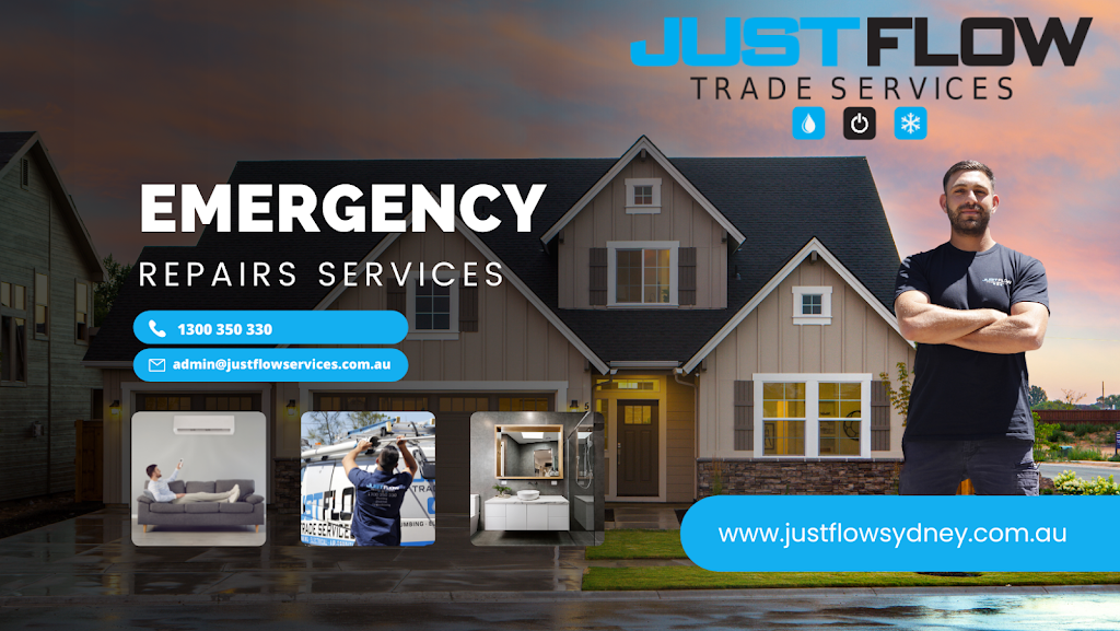 Justflow Trade Services | 3/19 Miowera Rd, Villawood NSW 2163, Australia | Phone: 1300 350 330