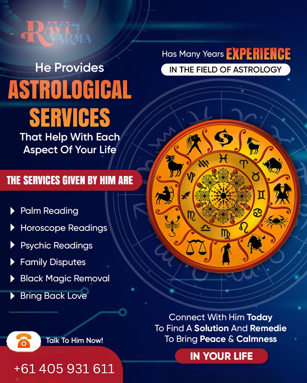 Best Astrologer Love Psychic Reader in Sydney | 40 Castlereagh St, Liverpool NSW 2170, Australia | Phone: 0405 931 611