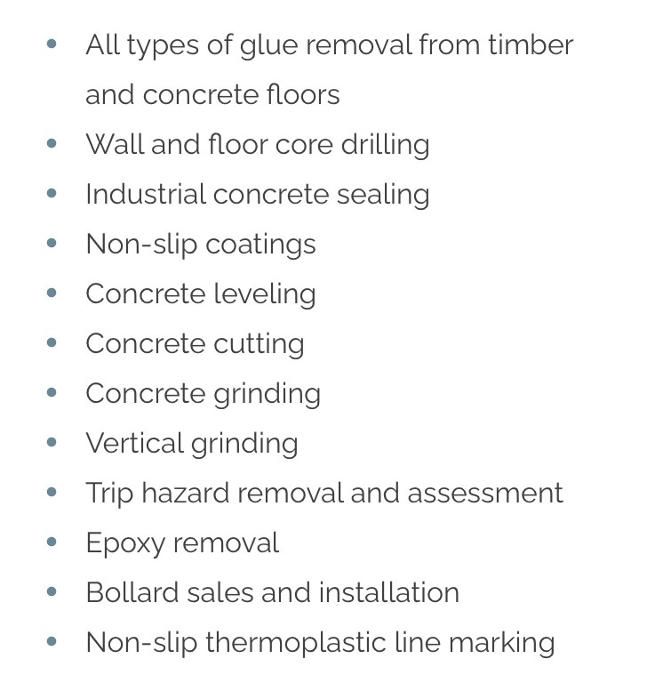 CCG Complete Concrete Grinding | 7994/7990 B140, Tarrington VIC 3301, Australia | Phone: 0427 712 164