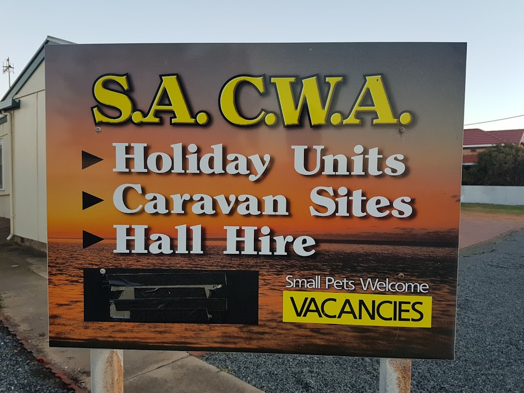C.W.A. Holiday Units & Caravan PARK | lodging | 3 Esplanade, Tumby Bay SA 5605, Australia | 0438031476 OR +61 438 031 476