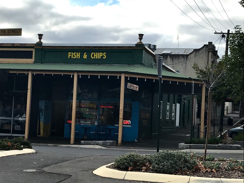 Papas Fish Shop | restaurant | 99 Mostyn St, Castlemaine VIC 3450, Australia | 0354722974 OR +61 3 5472 2974