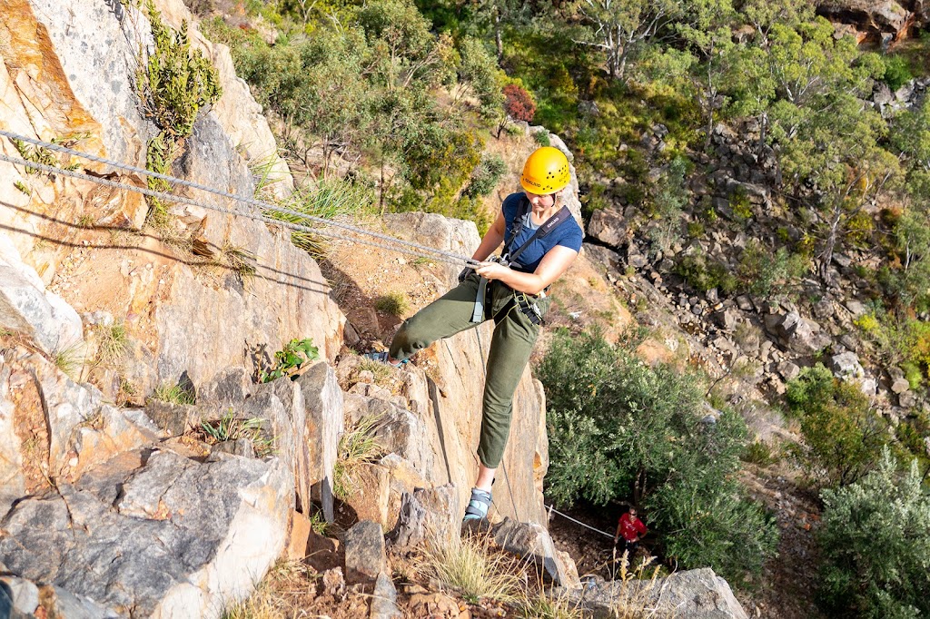 Earth Adventures Onkaparinga Rock Climb and Abseil Tour | travel agency | 287 Chapel Hill Rd, Blewitt Springs SA 5171, Australia | 0881652024 OR +61 8 8165 2024