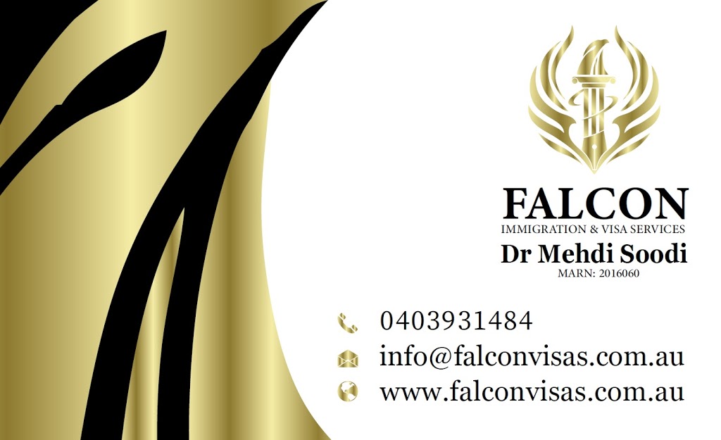Falcon Immigration and Visa Services | 41 Longbrae Ave, Forest Hill VIC 3131, Australia | Phone: 0403 931 484