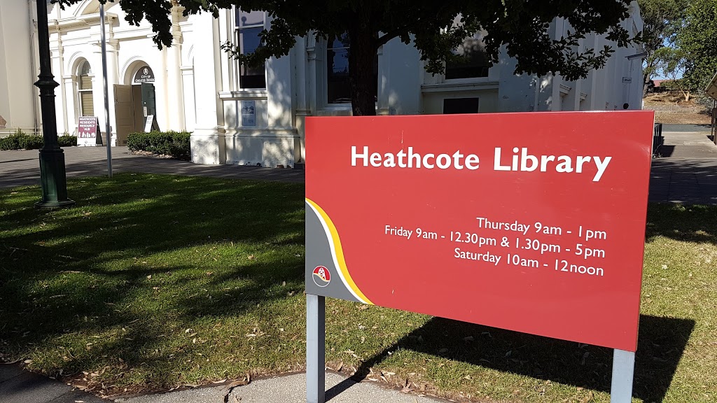 Heathcote Library | 125 High St, Heathcote VIC 3523, Australia | Phone: (03) 5433 3734