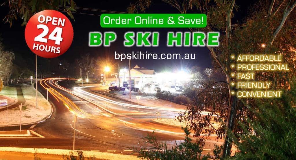 BP Ski Hire | gas station | 8 Kosciuszko Rd, Jindabyne NSW 2627, Australia | 0264561959 OR +61 2 6456 1959