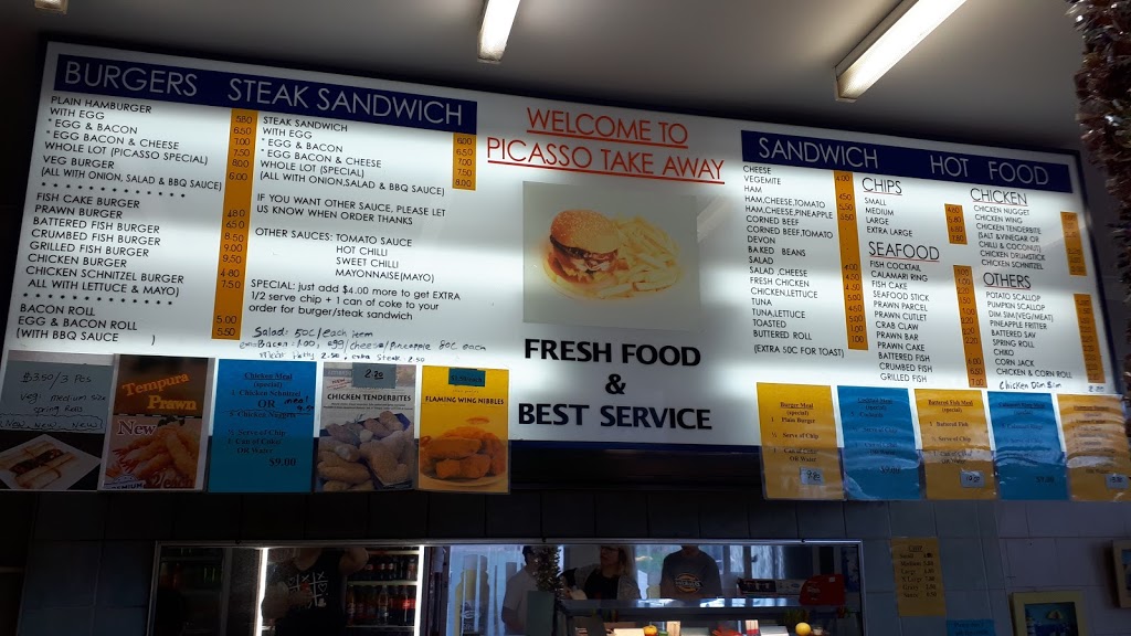 Picasso Take-Away | 11 Picasso Cres, Old Toongabbie NSW 2146, Australia | Phone: (02) 9636 3094