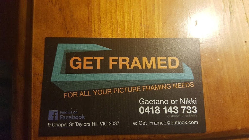 Get Framed | 9 Chapel St, Taylors Hill VIC 3037, Australia | Phone: 0418 143 733