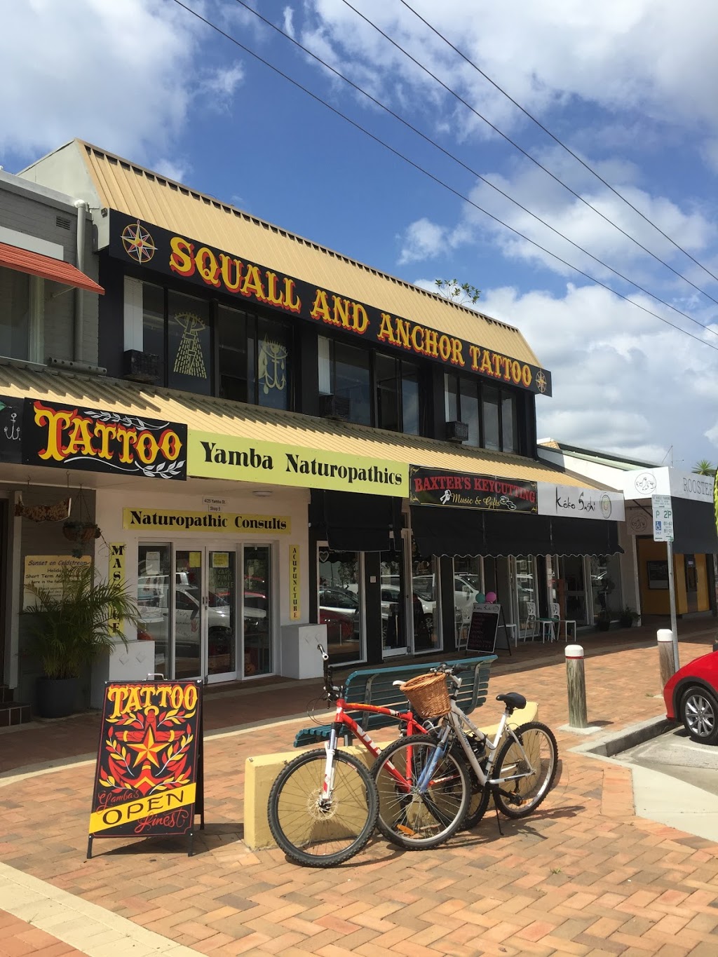 SQUALL & ANCHOR TATTOO | store | 3/14 Coldstream St, Yamba NSW 2464, Australia | 0266458417 OR +61 2 6645 8417