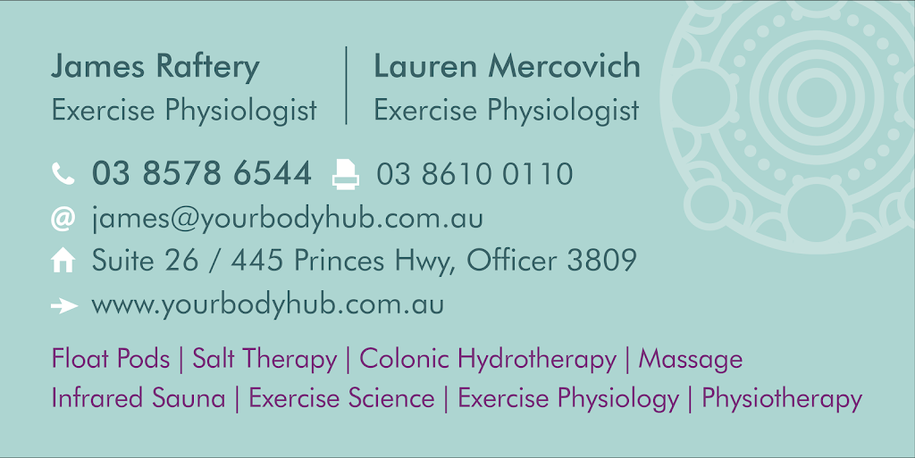 James Raftery - Exercise Physiologist | health | 26/445 Princes Hwy, Officer VIC 3809, Australia | 0385786544 OR +61 3 8578 6544