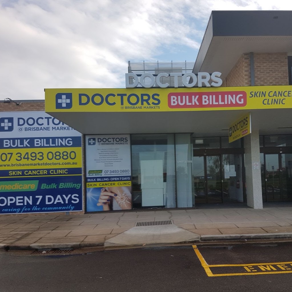 Doctors @ Brisbane Markets 100% Bulk Billing | doctor | 2/385 Sherwood Rd, Rocklea QLD 4106, Australia | 0734930880 OR +61 7 3493 0880