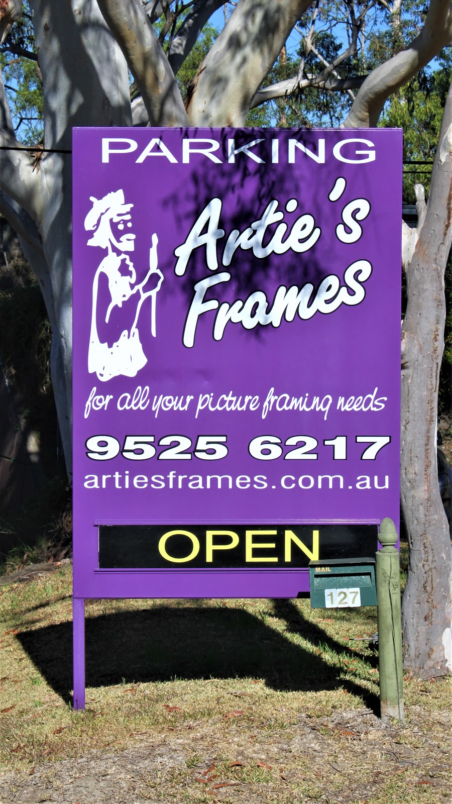 Arties Frames | 127 Kareena Rd, Miranda NSW 2228, Australia | Phone: (02) 9525 6217