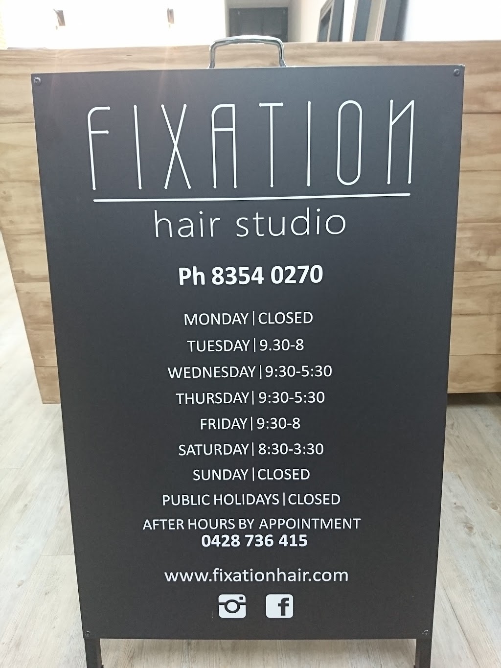 Fixation Hair Studio | hair care | 1/158 Henley Beach Rd, Torrensville SA 5031, Australia | 0883540270 OR +61 8 8354 0270