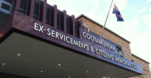 Cootamundra Ex-Servicemens & Citizens Memorial Club | restaurant | 299 Parker St, Cootamundra NSW 2590, Australia | 0269421677 OR +61 2 6942 1677