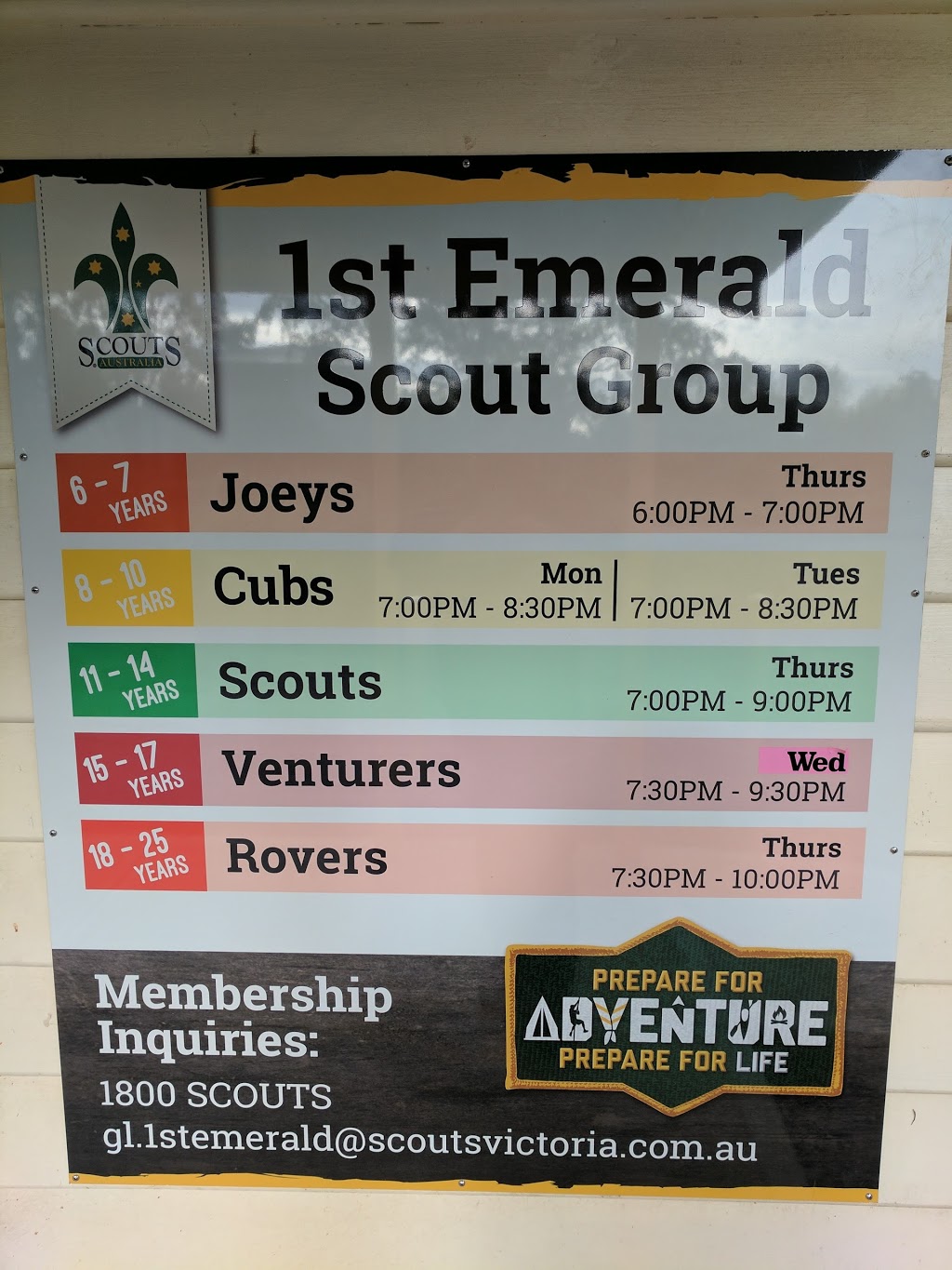 Emerald Scout Group |  | 21 Kilvington Dr, Emerald VIC 3782, Australia | 0385439800 OR +61 3 8543 9800