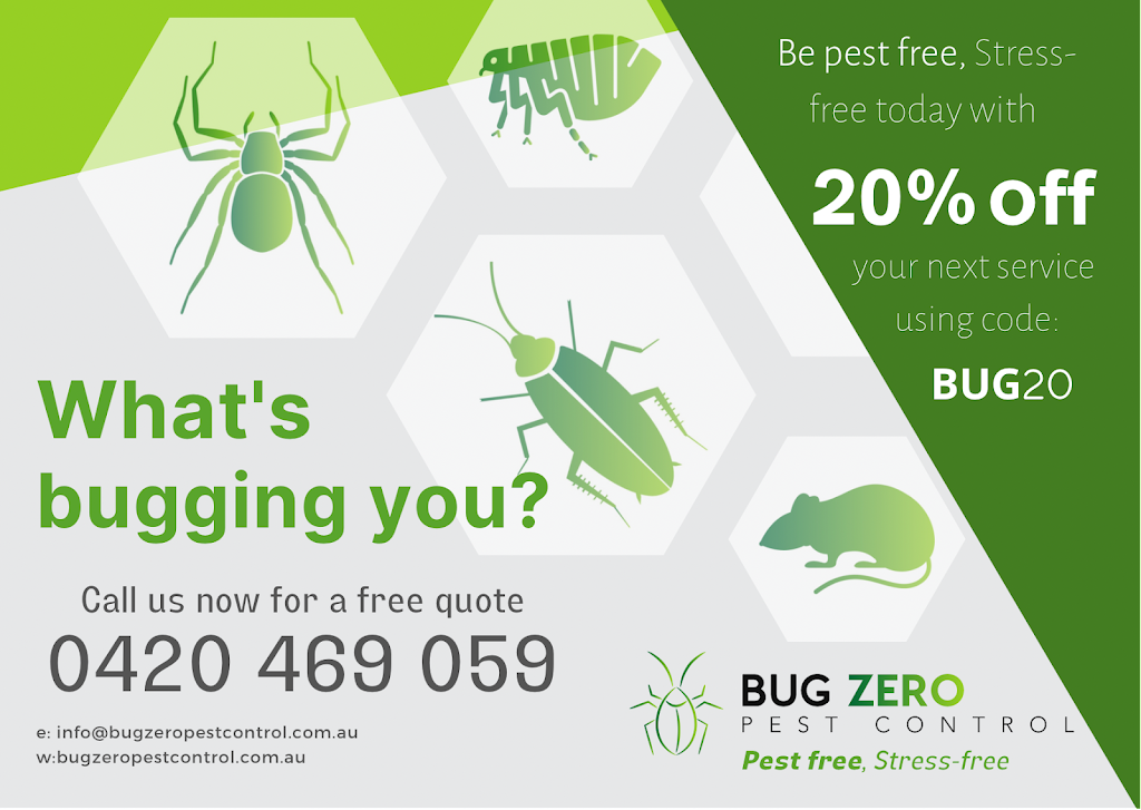 Bug Zero Pest Control | 11 Outlook Rise, Mooloolah Valley QLD 4553, Australia | Phone: 0420 469 059