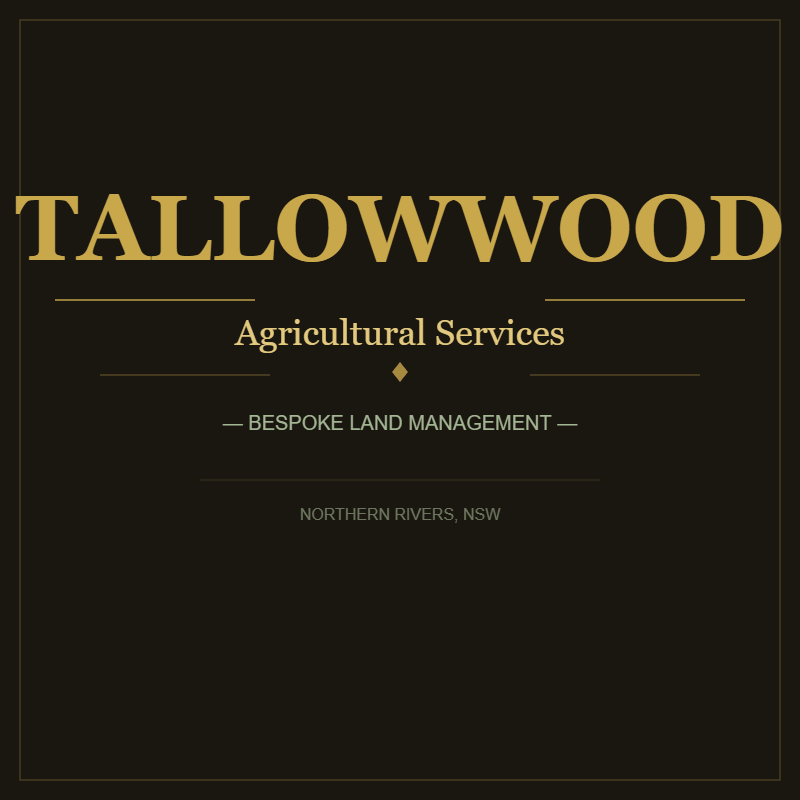 Tallowwood Agricultural Service | 198 Kanes Rd, Round Mountain NSW 2484, Australia | Phone: 0430 237 260