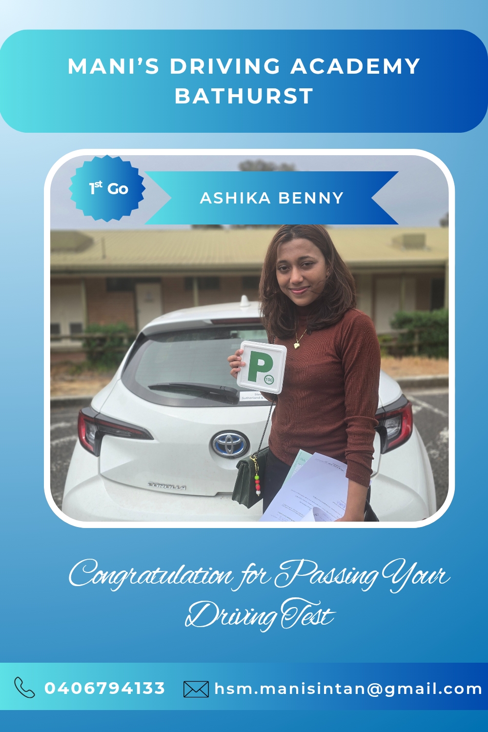 Manis Driving Academy Bathurst | 143 Lambert St, Bathurst NSW 2795, Australia | Phone: 0406 794 133