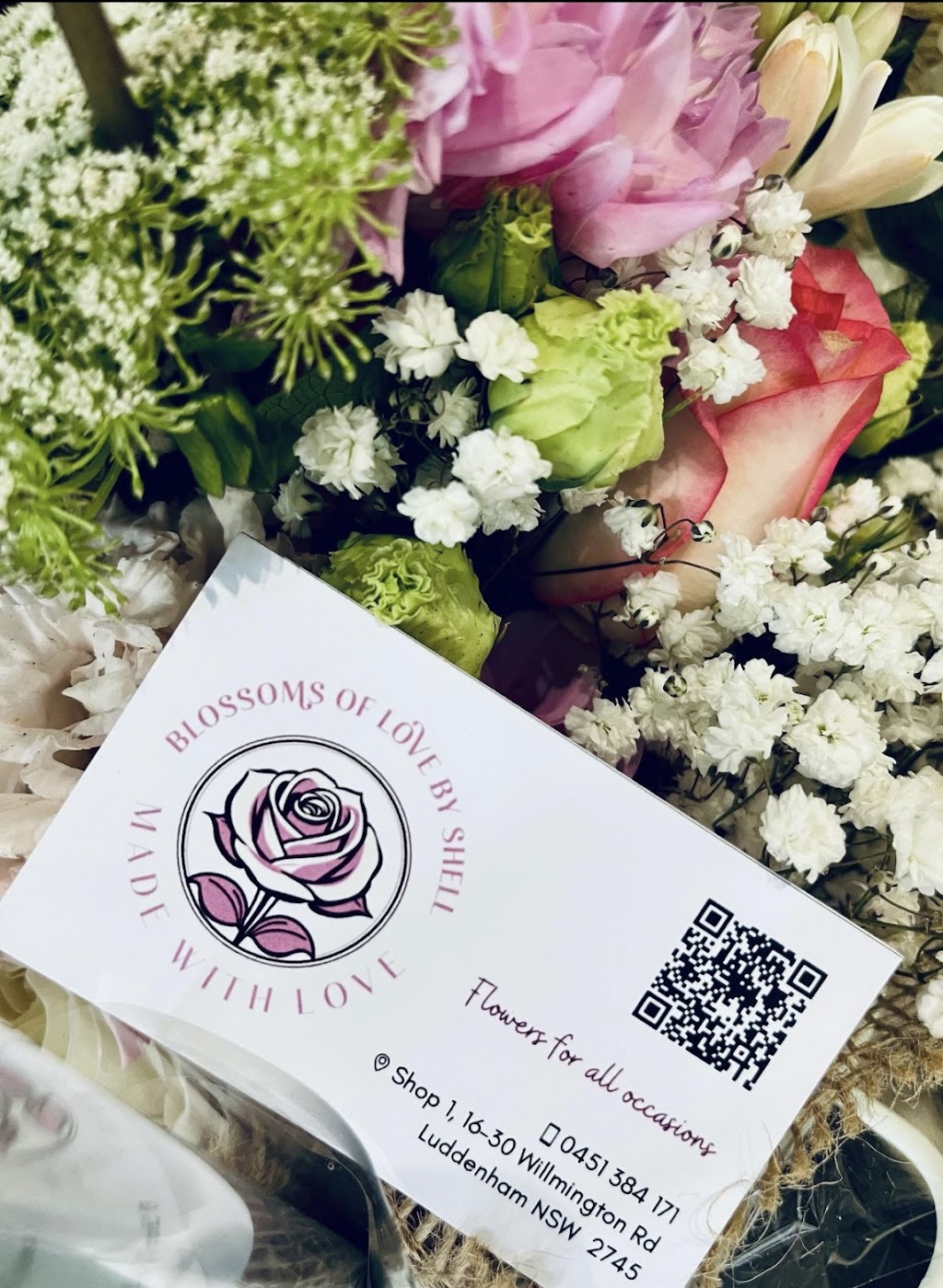Blossoms Of Love By Shell | 1/16-30 Willmington Rd, Luddenham NSW 2745, Australia | Phone: 0451 384 171