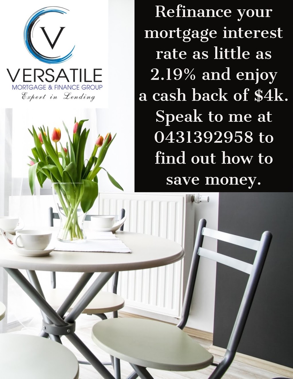 Versatile Mortgage & Finance Group | finance | Unit 20/14-16 Yerona St, Prestons NSW 2170, Australia | 0431392958 OR +61 431 392 958