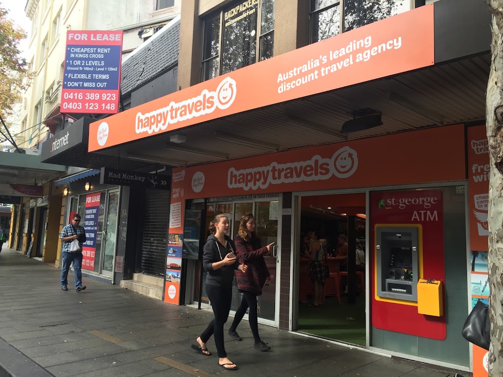 Happy Travels - Kings Cross | 40b Darlinghurst Rd, Potts Point NSW 2011, Australia | Phone: (02) 5633 1149