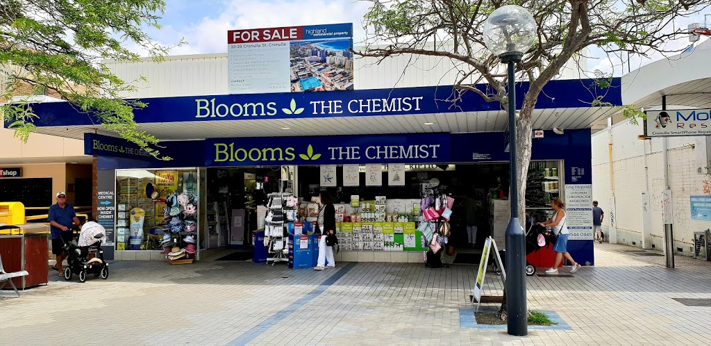 Blooms The Chemist | drugstore | 37 Cronulla St, Cronulla NSW 2230, Australia | 0295236877 OR +61 2 9523 6877